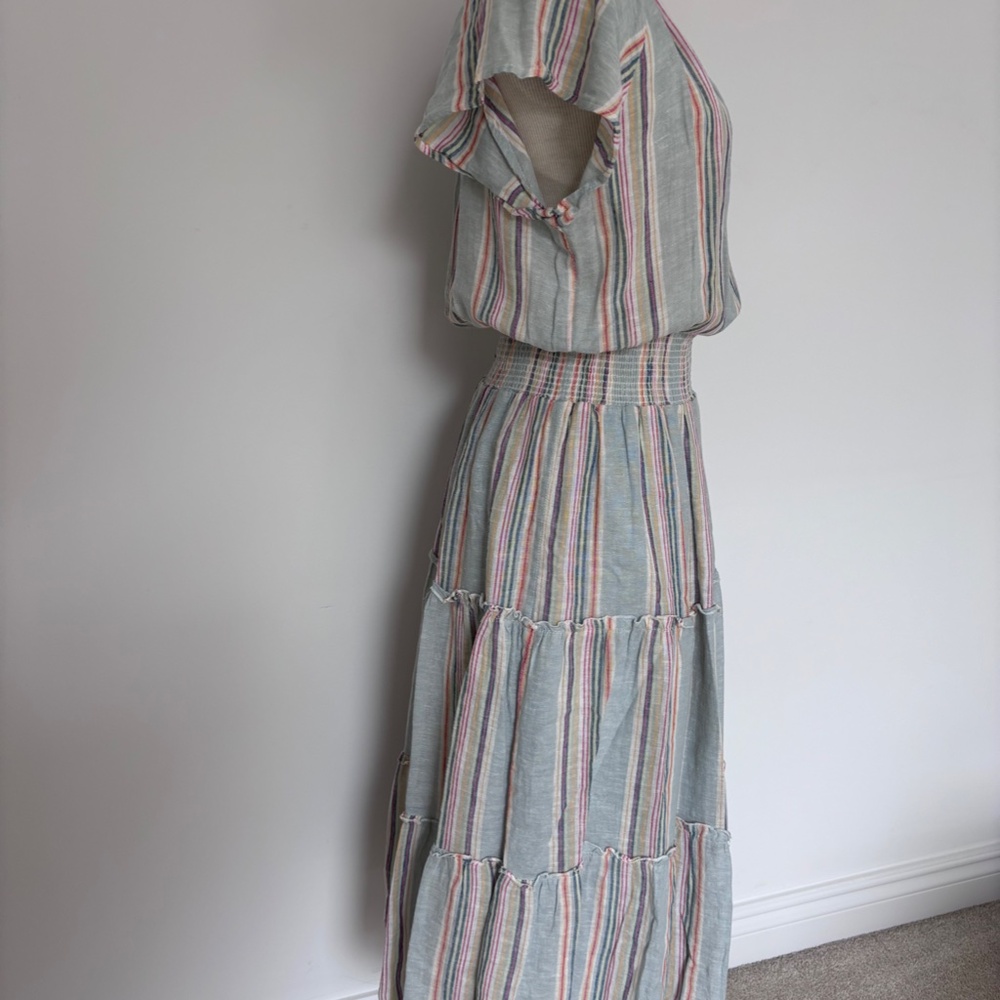 Rails Amelia Sag Harbour Stripe Midi Dress S - Picture 6 of 15